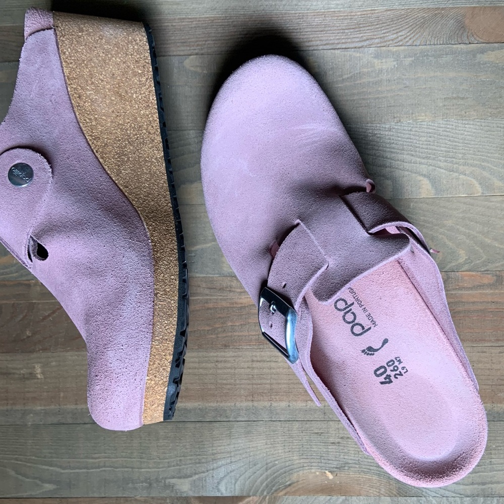 Lavender Blush Fanny Wedge Clogs | Papillio by Birkenstock